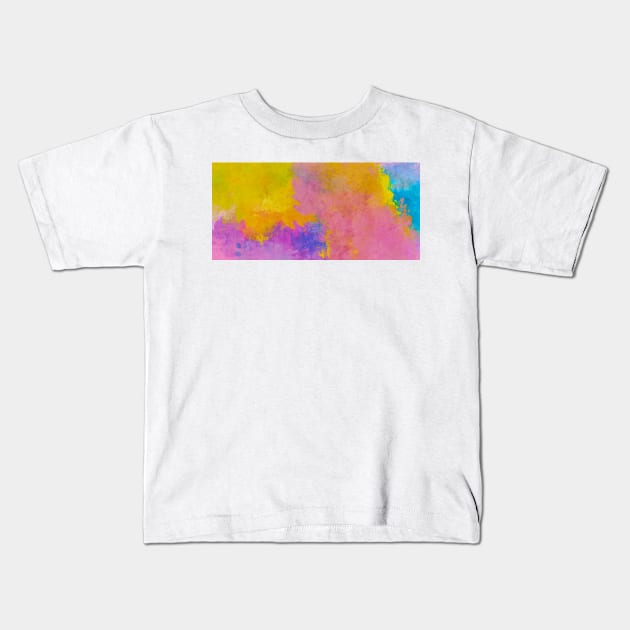 Abstract Watercolor 7 Kids T-Shirt by OpalEllery